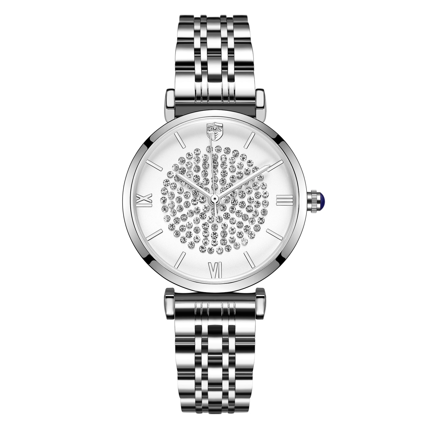 RUIMAS Fashion Women Watch Luxury Quartz Wristwatch Stainless Steel Ladies Casual Watches Dress Clock Relogio Feminino 538
