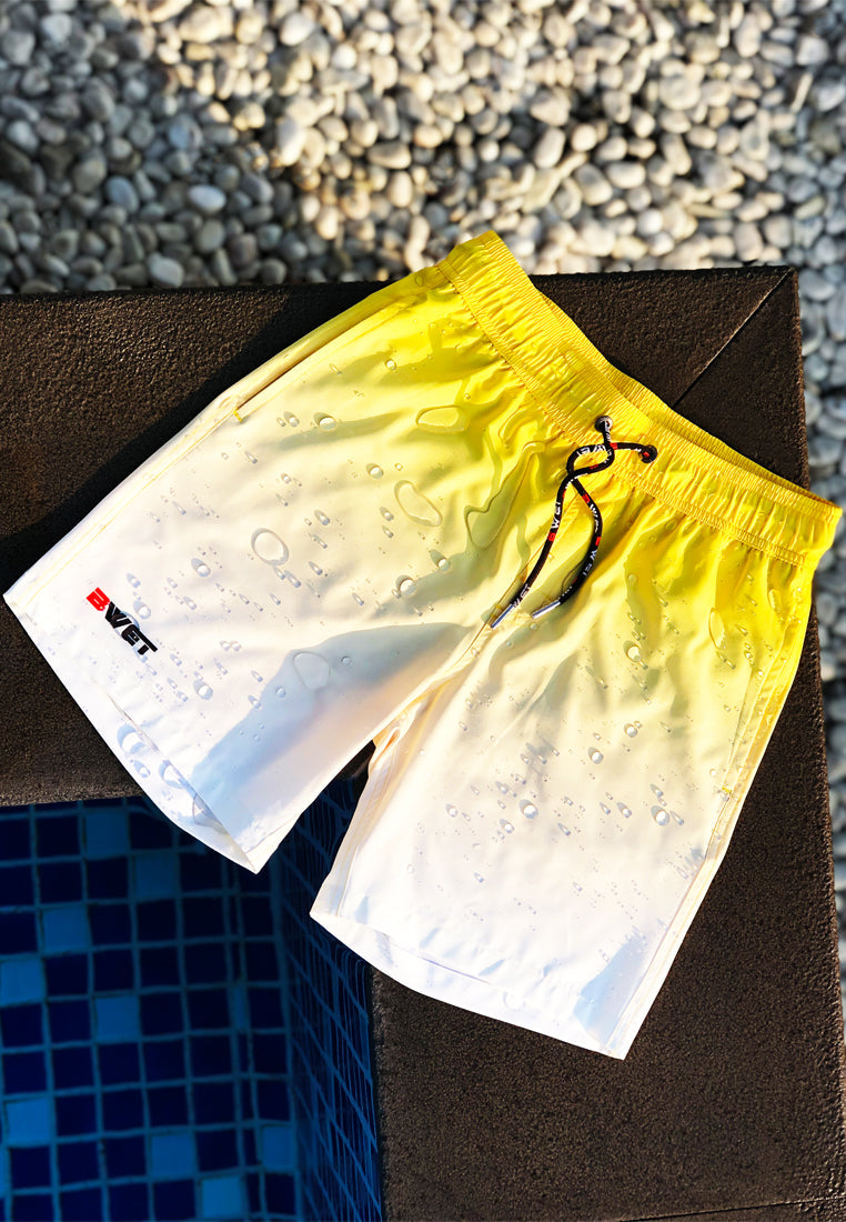 Get Ready to Sizzle This Summer: Introducing BWET Swimwear's Eco-Friendly Sunrise Beach Shorts!