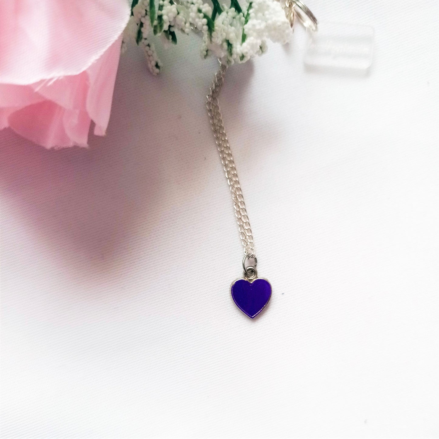 Purple Wisdom Heart Necklace, Playing Cards inspired Queen of Hearts | by lovedbynlanla