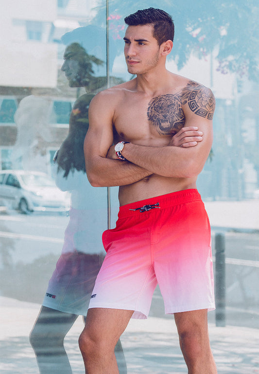 Get Ready to Sizzle This Summer: Introducing BWET Swimwear's Eco-Friendly Sunrise Beach Shorts!